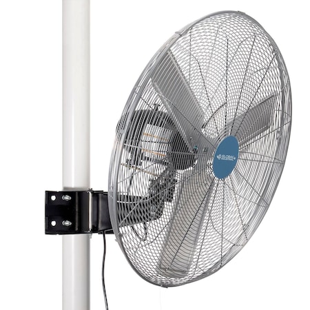 Global Industrial 30in Deluxe Oscillating Fan, Pole or Column Mount, 10,000 CFM, 1/2 HP 293158